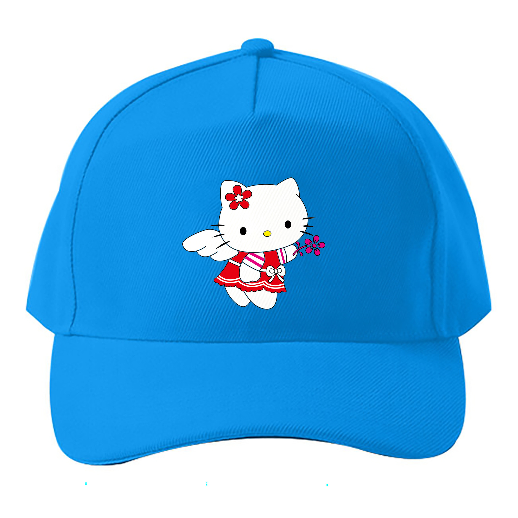 （画像用） Hello Kitty ハローキティ ベースボールキャップ 綿100％ 男女兼用 帽子 スポーツ